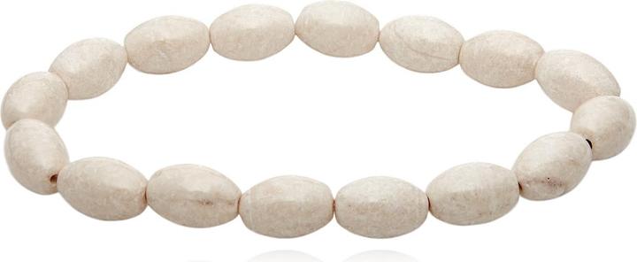 Immagine prodotto Leyda Bracciale Riverstone (quarzo di fiume) (18 cm, Pietra colorata)
