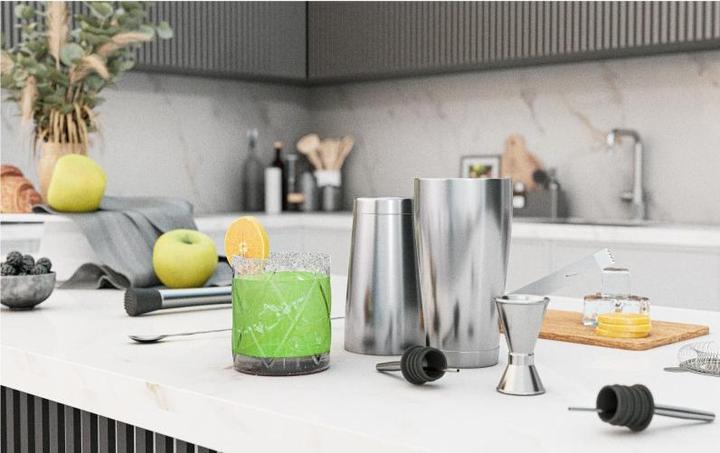 Immagine prodotto Mark Adler Shake 3.0 bar kit (Set da cocktail, Shaker da cocktail)