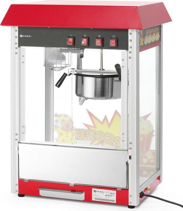 Actual product image Hendi Popcorn machine - Zwart - 230V/1500W - 560x420x(H)770mm 282762 - Horeca & Professioneel