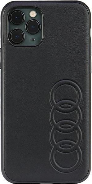 Produktbild Audi Synthetic Leather iPhone 11 Pro 5.8" czarny/black hardcase AU-TPUPCIP11-TT/D1-BK (Apple iPhone 11 Pro)