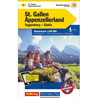 St. Gallen-Appenzellerland 60000, Landkarte