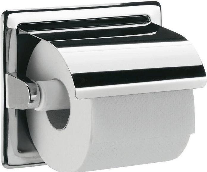 Image du produit Emco Support papier encastrable SYSTEM 2 avec couvercle chromé