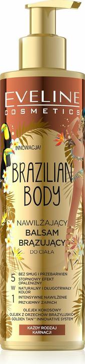 Produktbild Eveline Brazilian Body Moisturizing Bronzer Balm 5In1 For Each Skin 200Ml (Körpercreme, 200 ml)