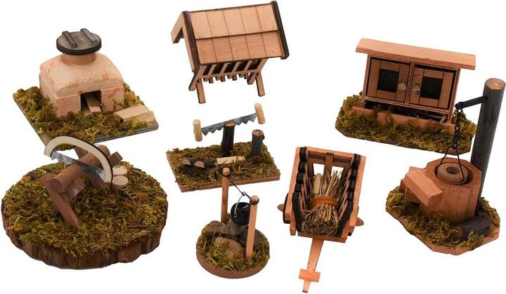 Image du produit Geschenkestadl 8 accessoires de crèche