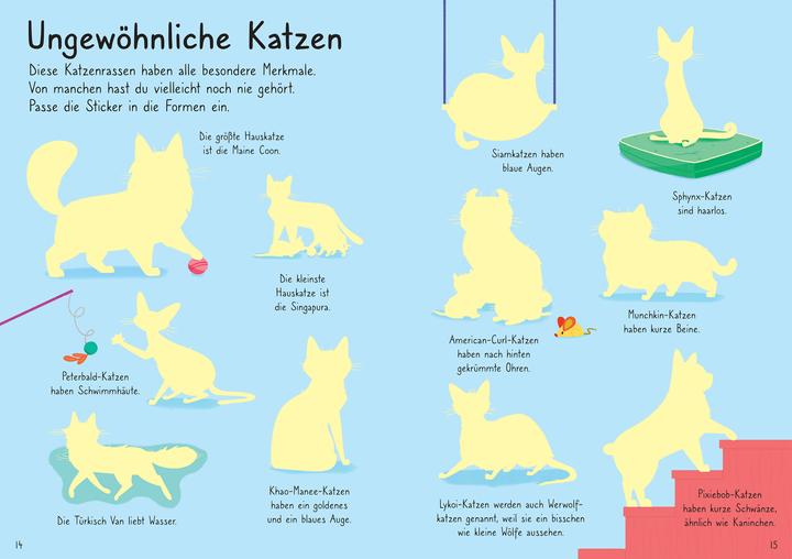 Produktbild Mein Immer-wieder-Stickerbuch: Meine liebsten Katzen