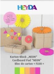 Image du produit Heyda Bloc de papier fluo, DIN A4, 10 feuilles, fluo (10x)