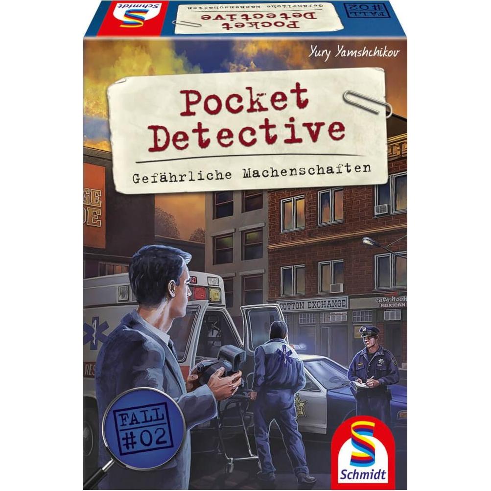 Schmidt Spiele Pocket Detective - Gefährliche Machenschaften (Deutsch)