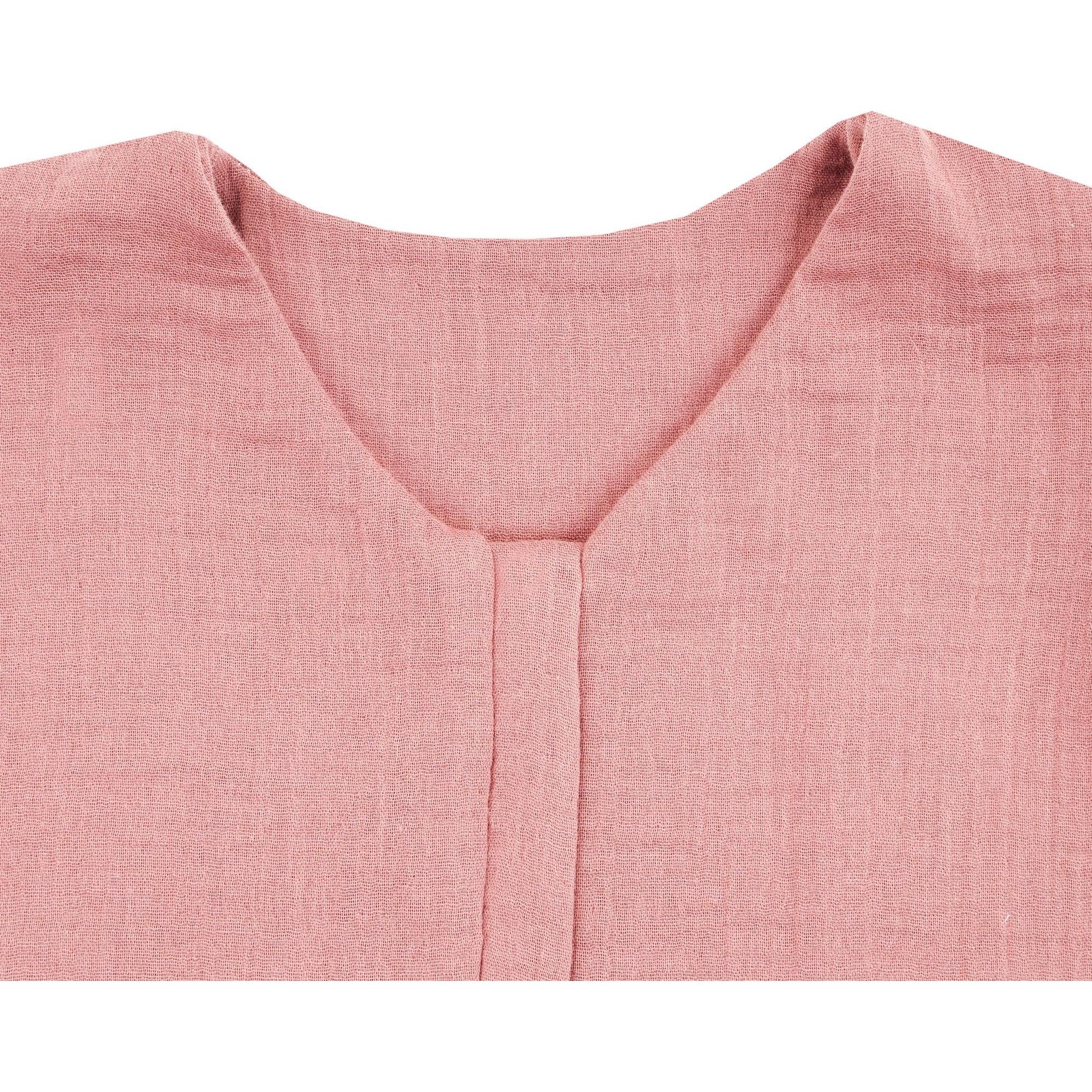 Julius Zöllner, Babyschlafsack, Jumper Musselin, Dusty Rose (104 cm)