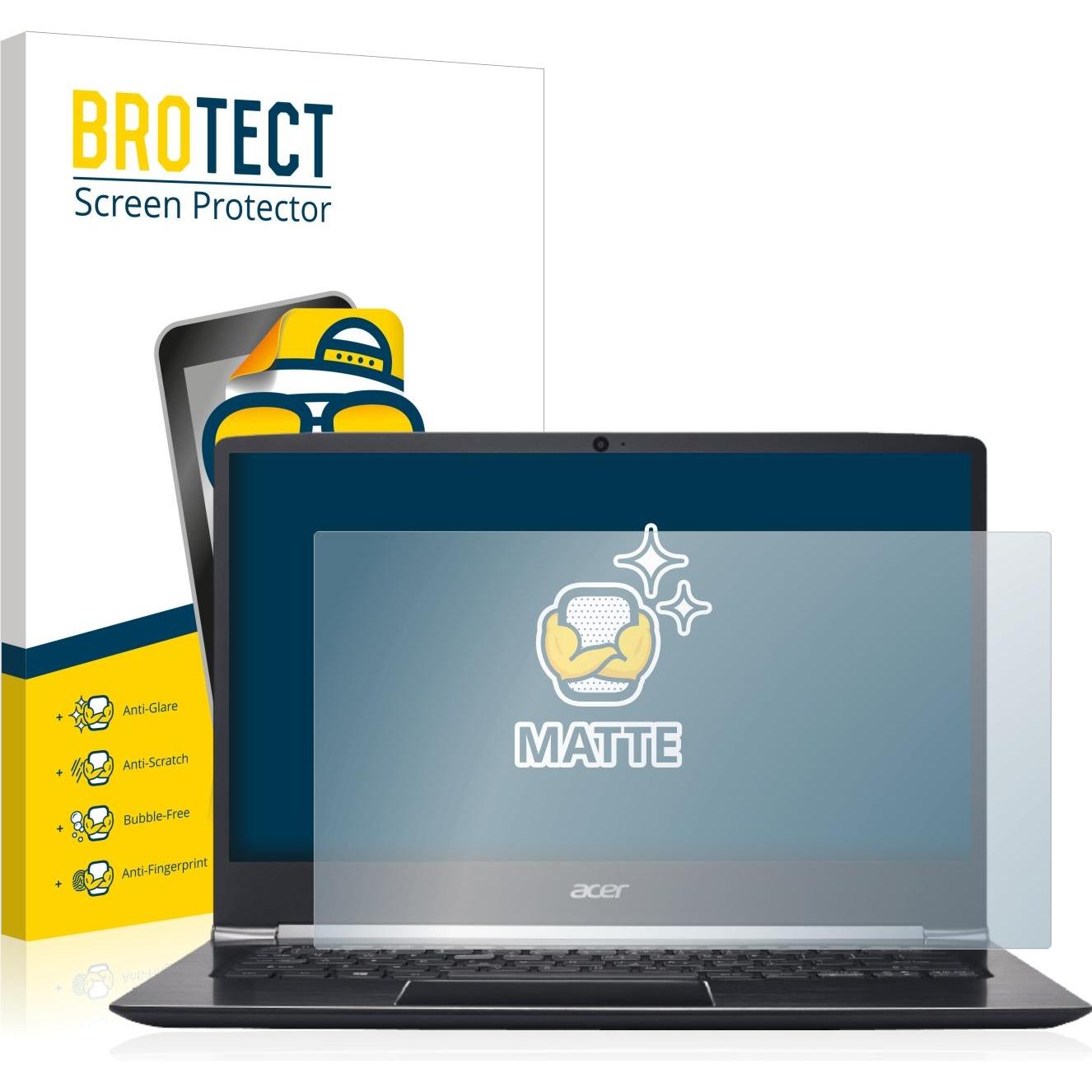 BROTECT Entspiegelungs-Schutzfolie Displayschutz Matt (35.60", 16 : 9), Notebook Schutzfolie