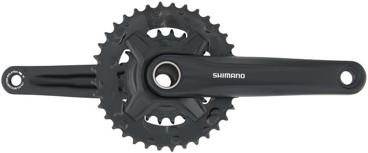 Actual product image Shimano FC-MT210 crankset 36/22 teeth 2x9-speed (170 mm)