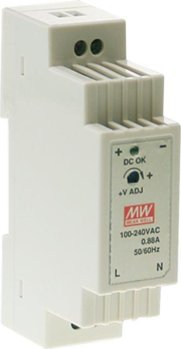 Produktbild MeanWell DR-15-12 Hutschienennetzteil 15W 12V DC (Netzteil)