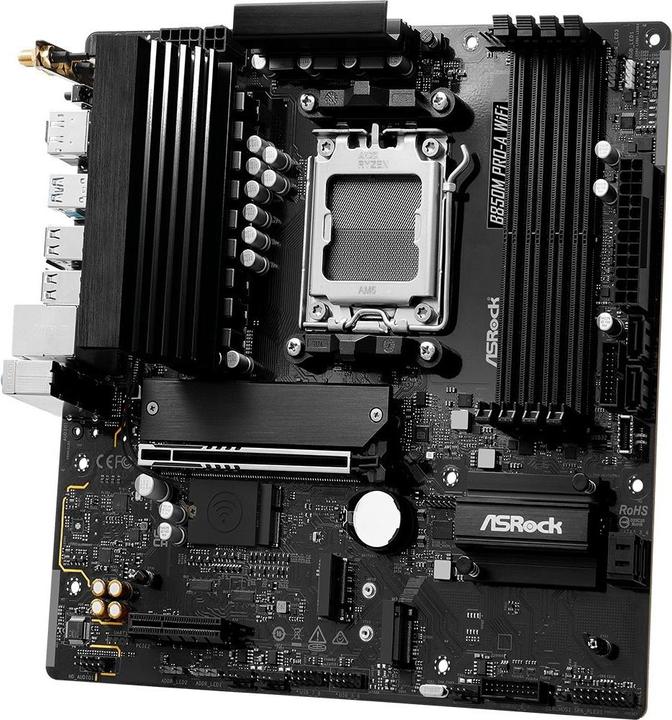 Actual product image AsRock B850M Pro-A WiFi (AM5, AMD B850, mATX)