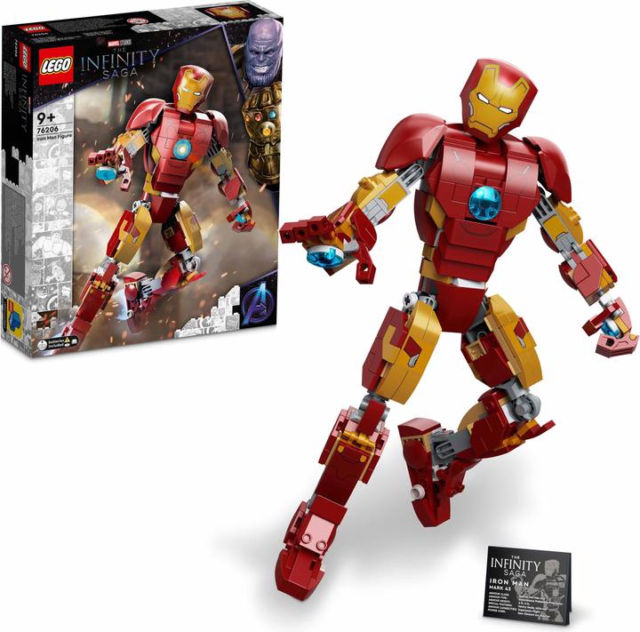 Actual product image LEGO Iron Man figure (76206, LEGO Marvel)