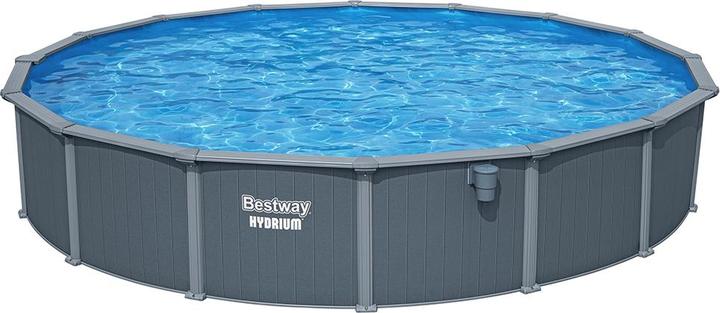 Image du produit Bestway Hydrium Kit piscine hors sol en acier 7,32 x 1,32 m (732 x 132 cm)