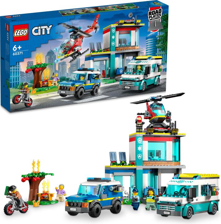 Actual product image LEGO 60371 Rescue Vehicle Headquarters (60371, LEGO City)