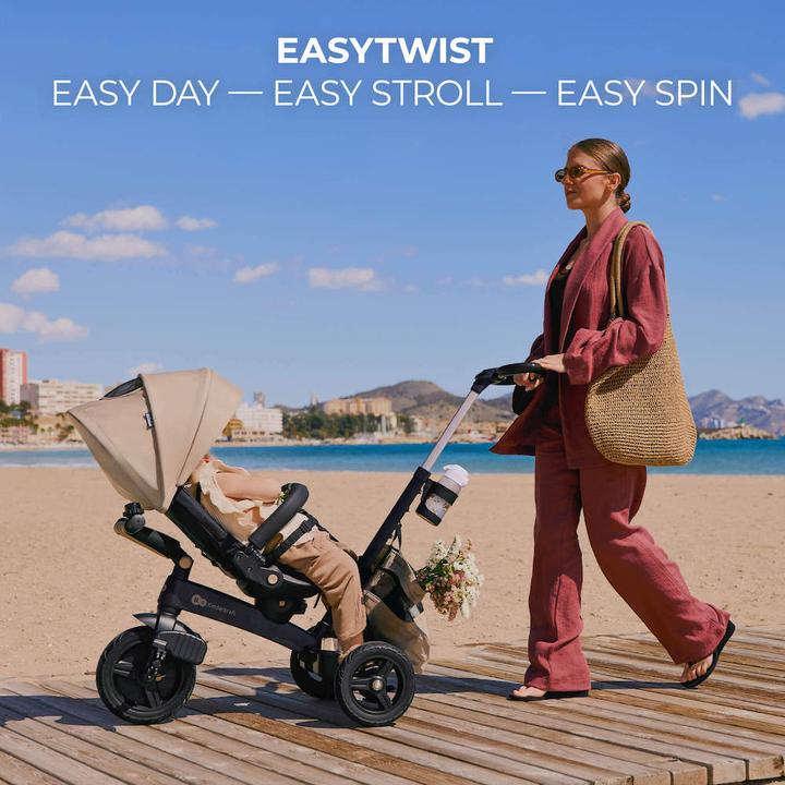 Actual product image KinderKraft EasyTwist Platinum grey