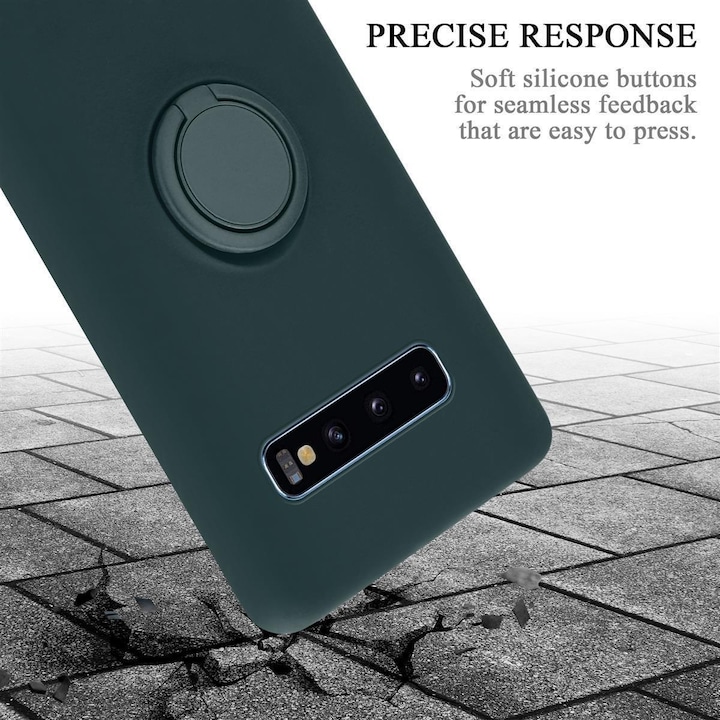 Actual product image Cadorabo TPU Liquid Ring Silicone Case Cover (Samsung Galaxy S10)