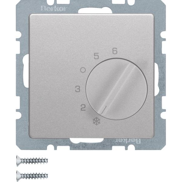 Berker 20266084, Thermostat, Silber