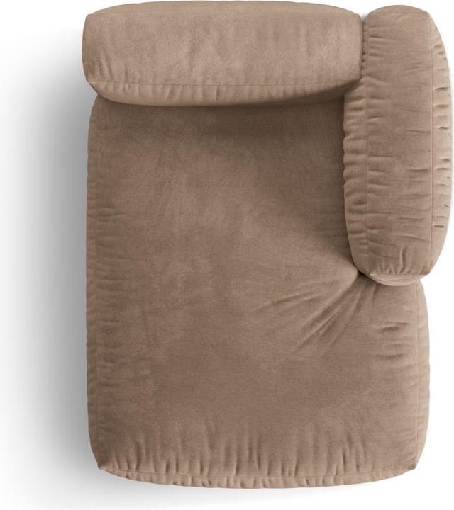 Image du produit Micadoni Chaise longue modulable droite, "Martina", 1 Place, 176x123x75 Fabriqué en Europe (Recamière)