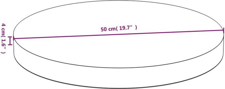 Immagine prodotto vidaXL Douglas (50 x 4 cm)