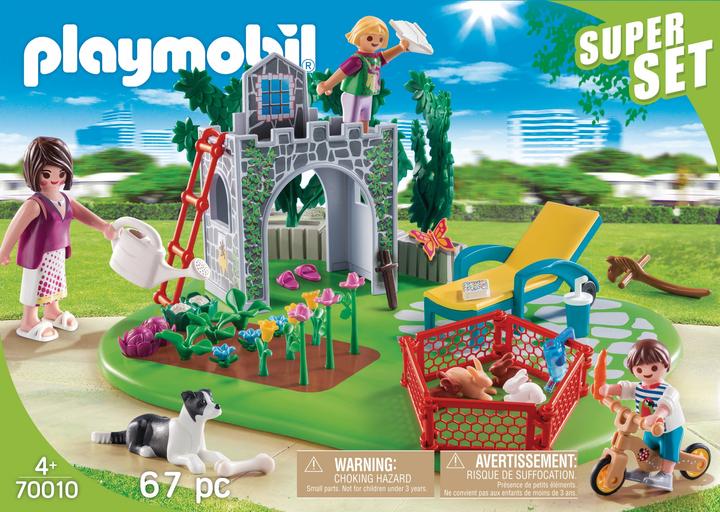 Actual product image Playmobil SuperSet family garden (70010)