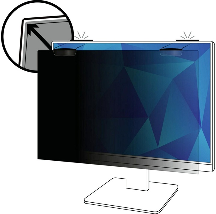 Actual product image 3M Anti-glare filter PF238W9EM (23.78", 16 : 9)