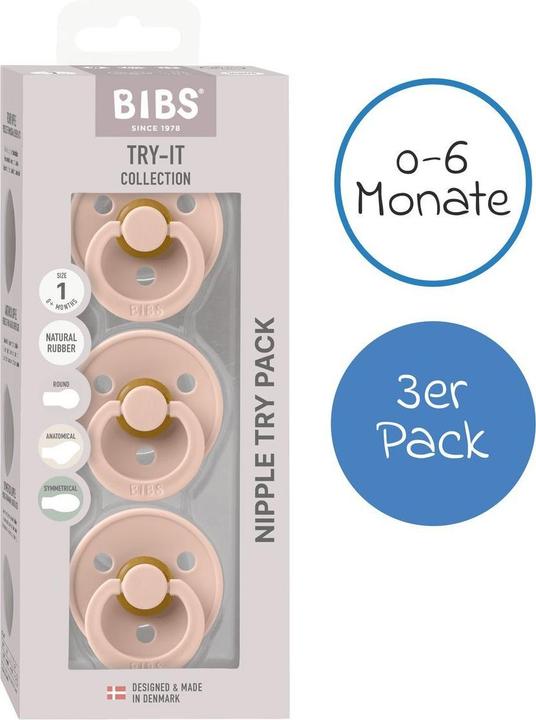 Produktbild Bibs Try-it Colour (3x, 0 - 6 Monate)