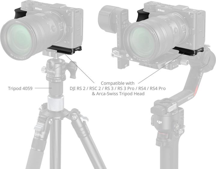 Produktbild SmallRig 5466 L-Shaped Mount Plate with Silicone Handle for Nikon ZR