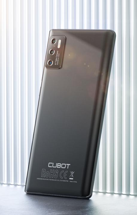 Actual product image Cubot P50 (Dual Sim - 6.217", 128 GB, 6 GO RAM) Black (128 GB, Black, 6.20", Hybrid Dual SIM)