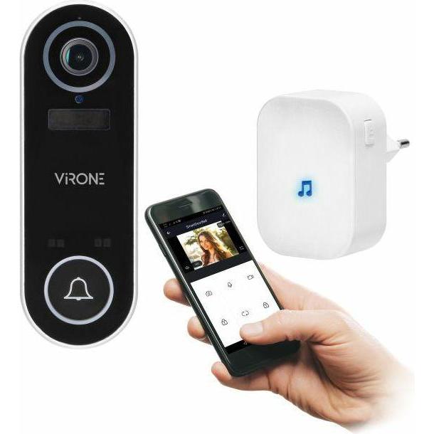 Orno, Zubehör Gebäudesicherheit, Virone Belaidis WI-FI-KAMERA-KLINGELTON: TUYA VIRONE VDB-1