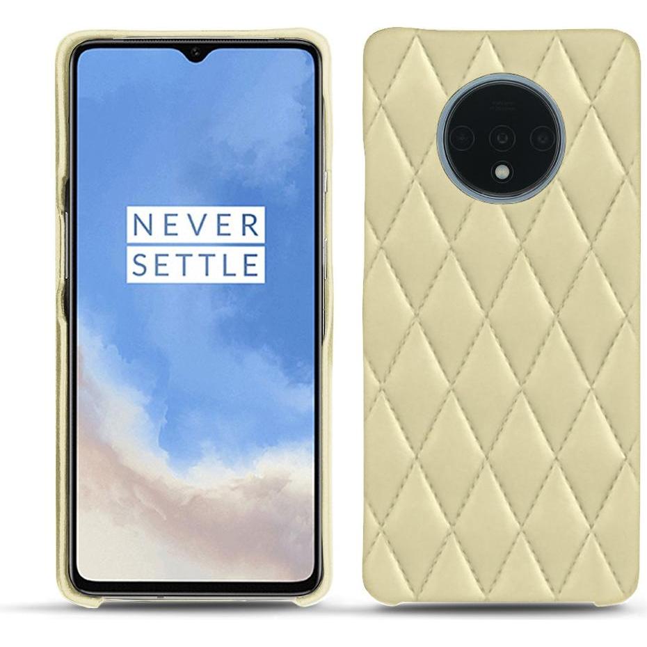 Thumbnail - Noreve Lederschutzhülle (OnePlus 7T), Smartphone Hülle, Beige