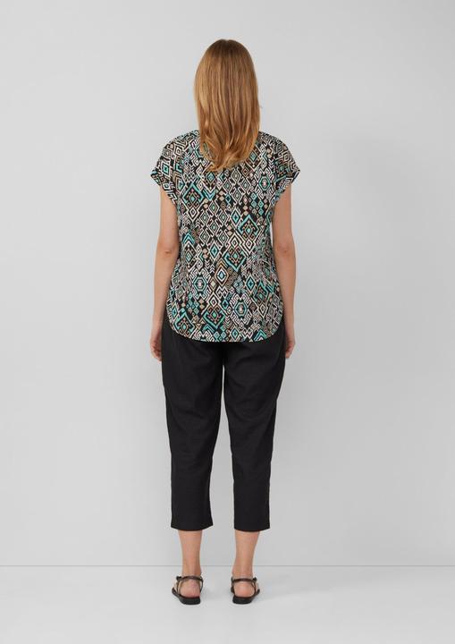 Immagine prodotto s.Oliver Bluse Leichte Baumwoll-Bluse mit All-over-Print (38)