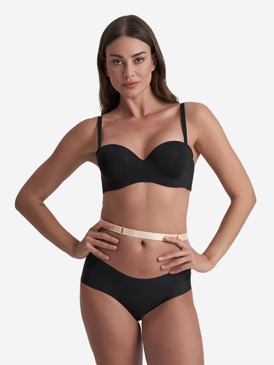 Produktbild Bye Bra 2 Low Back Straps 3 Rows Black (3er Pack, One Size)