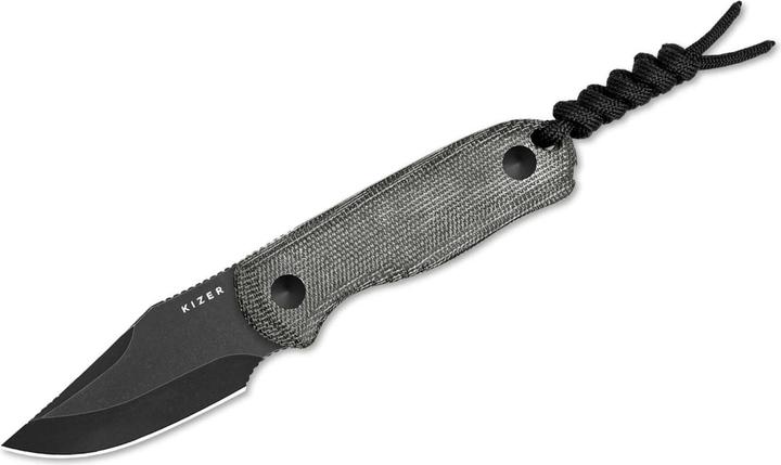 Produktbild Kizer Drop Bear Fixed AEB-L Grey Micarta (6.30 cm)