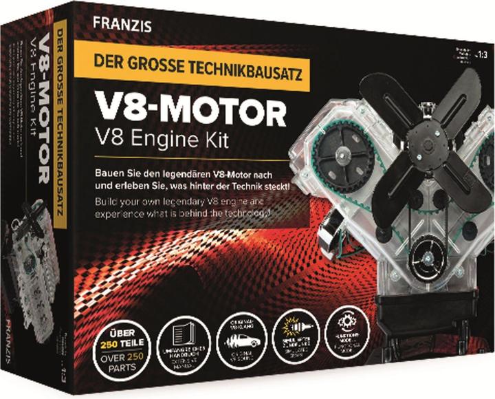 Produktbild Franzis V8-Motor Engine Kit