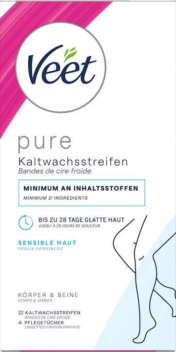 Actual product image Veet pure Kaltwachsstreifen 22 St. (22x)