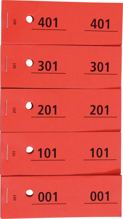 Adri Billets de vestiaire 1 - 500 (100 x)