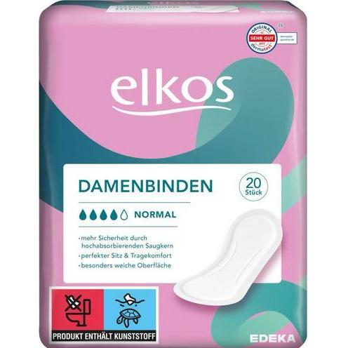 Elkos 20 Damen Binden Normal Elk (20 x) (1754)