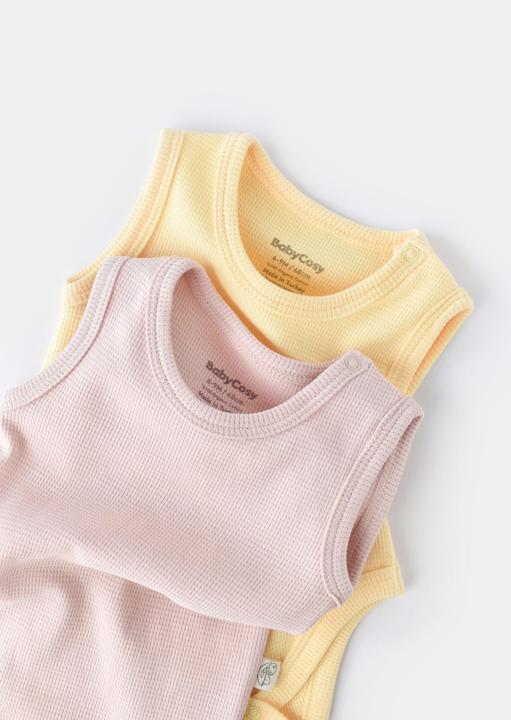 Actual product image BabyCosy 2 Pcs sleeveless Body (86)