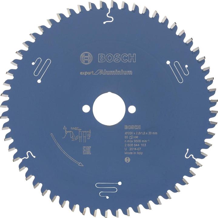 Produktbild Bosch Professional Zubehör Kreissägeblatt Expert for Aluminium, 200 x 30 x 2,8 mm, 60