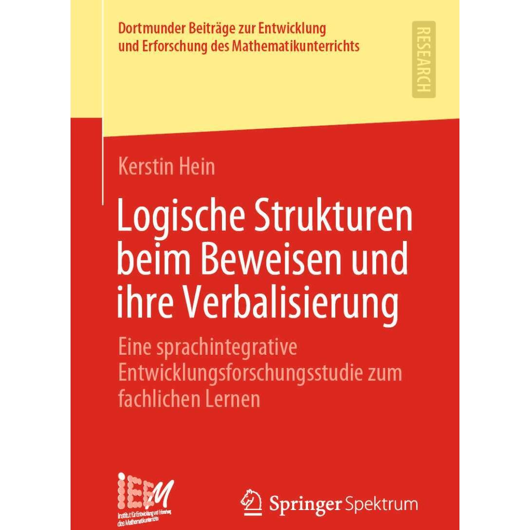 Logische Strukturen beim Beweisen und ihre Verbalisierung, Schulbücher von Kerstin Hein