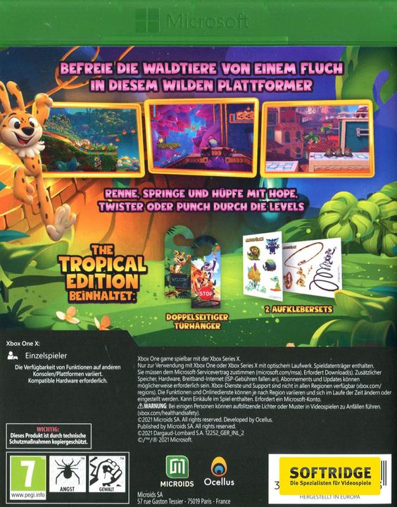 Produktbild astragon Marsupilami: Hoobadventure Tropical Edition (Xbox One X, Xbox Series X, DE)