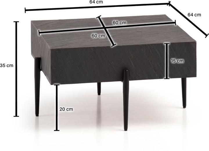 Image du produit FineBuy Layne (64 x 64 x 35 cm)