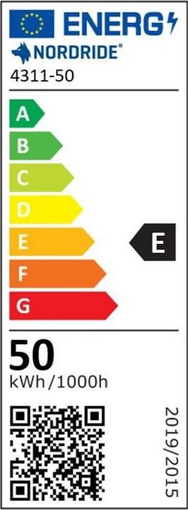 Energie-Label Nordride Scheinwerfer FLAT 50 W 5000 K 5750 lm (5750 lm, IP65)