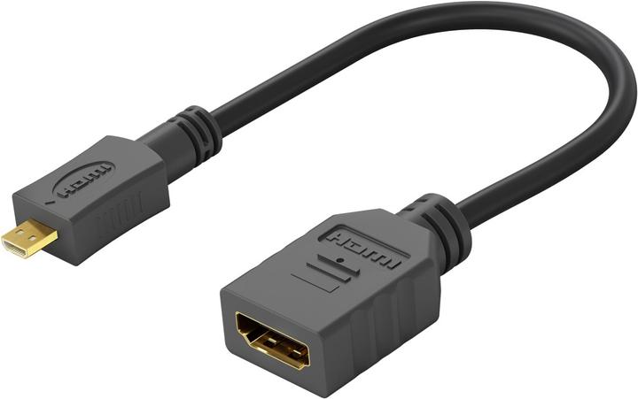 Goobay Micro HDMI D – HDMI Buchse (0.15 m)