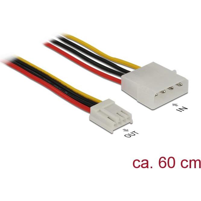 Thumbnail - Delock Netzteil 4-Pin-Mini-Stromversorgungsstecker (W), Interne Kabel (PC)