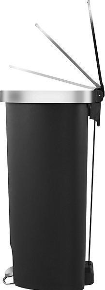 Image du produit EKO Poubelle à pédale Hana mi-ronde, capacité 55 l, l x h x p 365 x 670 x 480 mm (55 l)