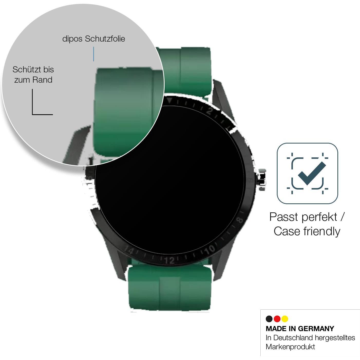 Thumbnail - Dipos Displayschutz Anti-Shock, Smartwatch Schutzfolie, Transparent