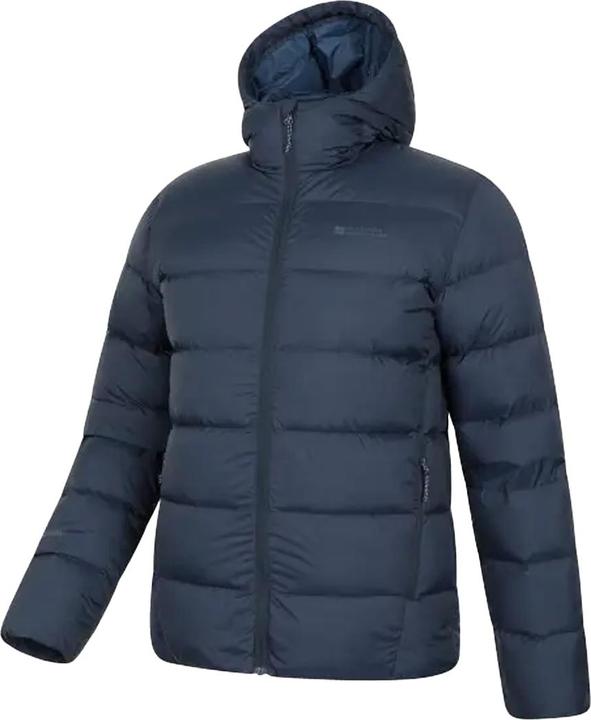 Actual product image Mountain Warehouse Mens Stratus Down Packable Hooded Jacket (XL)
