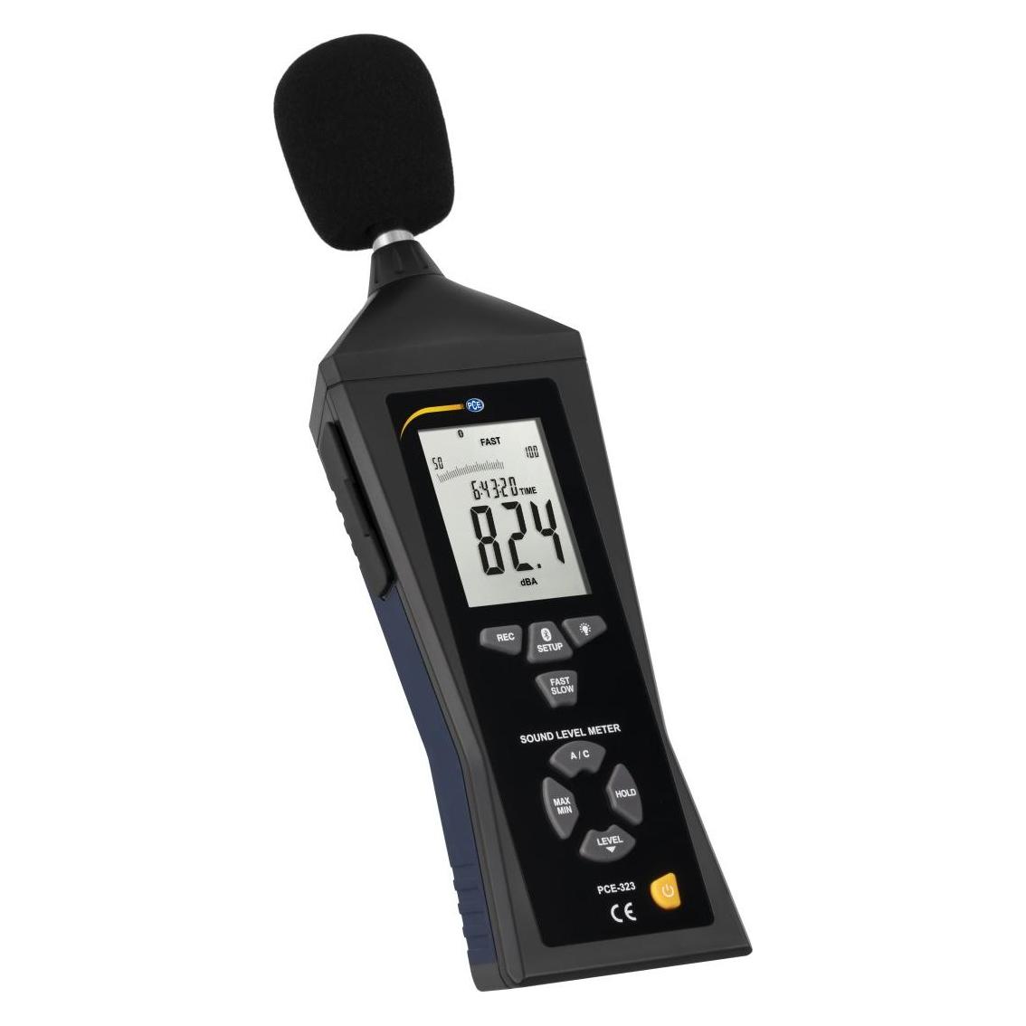 Pce Instruments, Geluidsniveaumeter, Geluidsniveaumeter Datalogger Pce-323 30 - 130 Db 30 Hz - 8